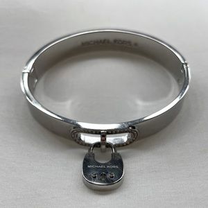 Women’s Michael Kors Silver Padlock Bracelet